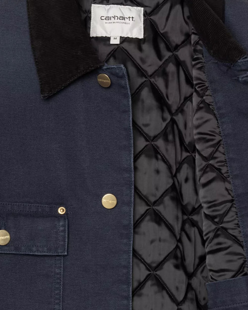 chaqueta carhartt wip para hombre color azul marino