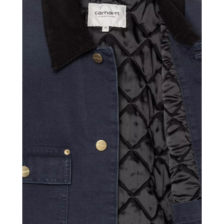 chaqueta carhartt wip para hombre color azul marino