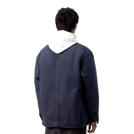 chaqueta carhartt wip para hombre color azul marino