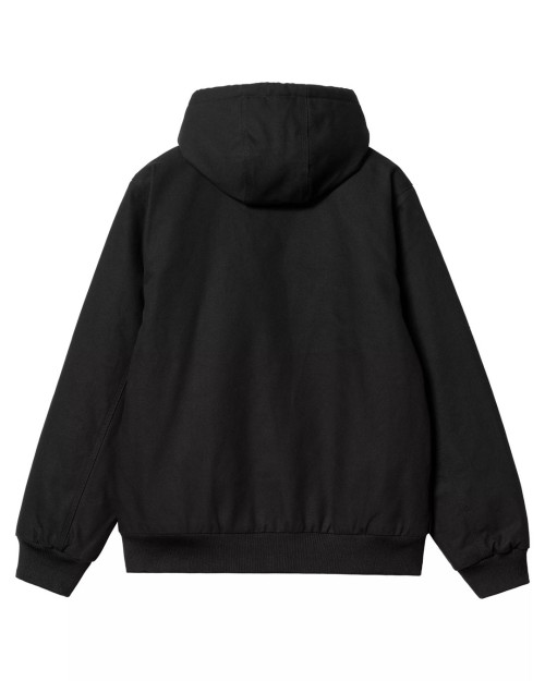 chaqueta carhartt wip con capucha para hombre color negro