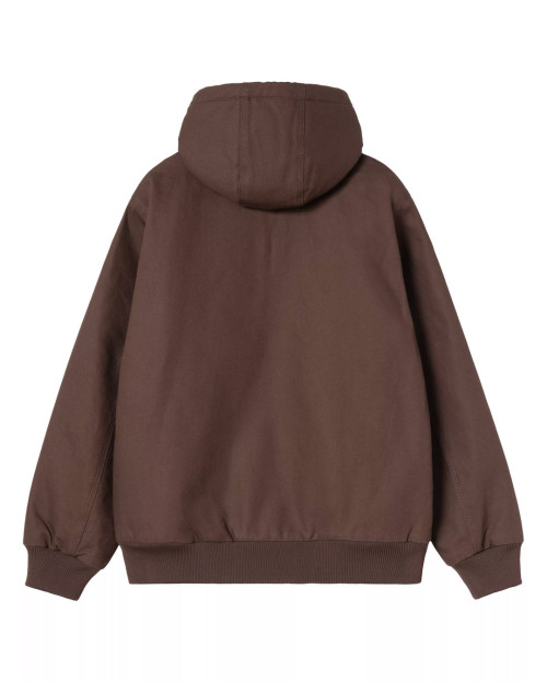 chaqueta carhartt wip con capucha para hombre color marron