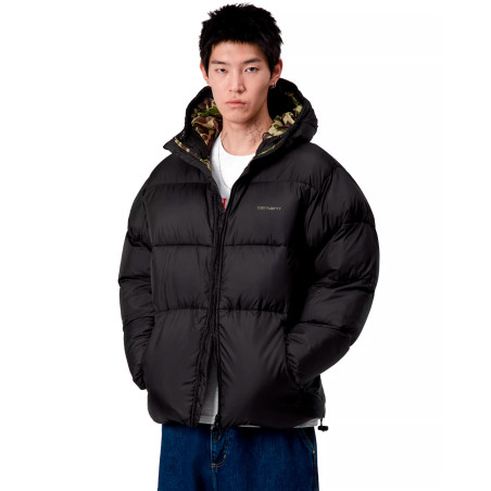 Chaqueta Carhartt WIP Toronto Jacket I033920_2F4_XX Color Negro y camuflaje