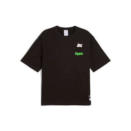 Camiseta PUMA X RIPNDIP Relaxed pocket Tee Color Negro 632413-02